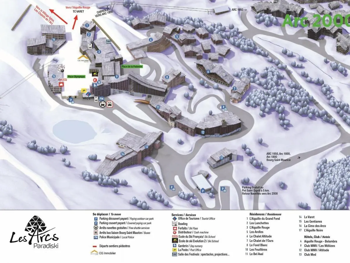 Apartment Studio Fonctionnel A Arc 2000, Proche Pistes Et Commerces - Fr-1-411-350 Les Arcs